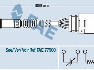 Лямбда-зонд FAE 77404 на AUDI A3 (8P1)