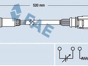 Лямбда-зонд FAE 77438 на VW TOURAN (1T1, 1T2)