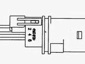 Лямбда-зонд NGK 93808 на FIAT PANDA (169)