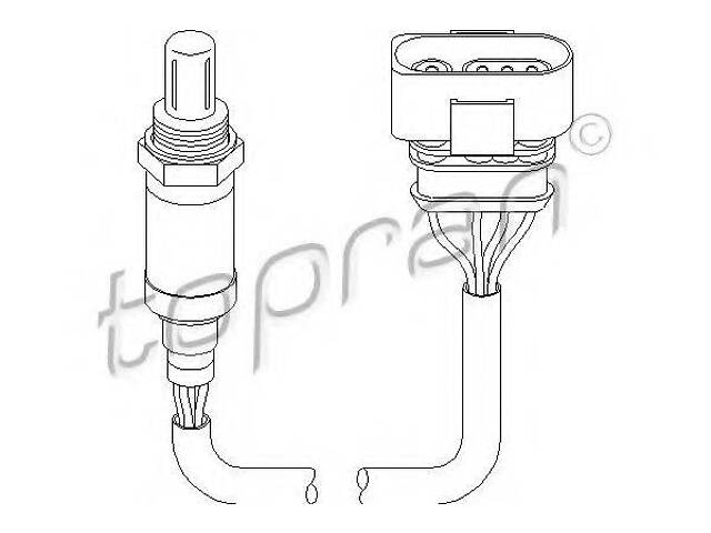 Лямбда-зонд TOPRAN 111622 на AUDI A3 (8L1)