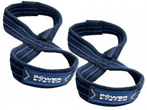 Лямки для тяги (вісмірка) Power System PS-3405 Figure 8 Black/Blue S/M