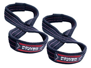 Лямки для тяги (вісмірка) Power System PS-3405 Figure 8 Black/Red S/M