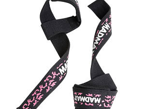 Лямки для тяги MadMax Camo Power Wrist Straps Camo/Pink
