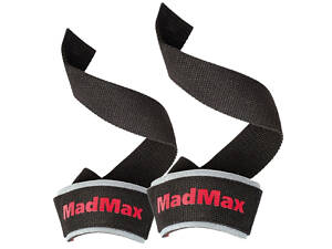 Лямки для тяги MadMax MFA-267 PWR Straps Black/Grey/Red