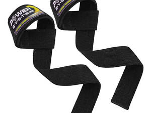 Лямки для тяги Power System PS-3400 Power Straps Black/Yellow