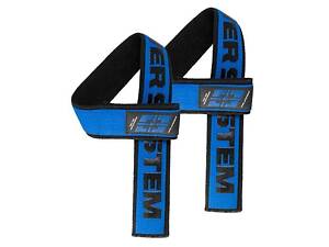 Лямки для тяги Power System PS-3401 Lifting Straps Duplex Black/Blue
