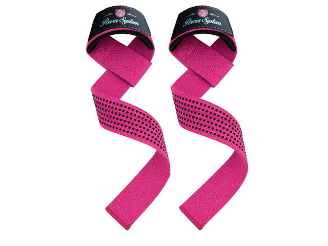 Лямки для тяги Power System PS-3420 G-Power Straps Pink - Фото 1