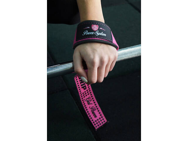 Лямки для тяги Power System PS-3420 G-Power Straps Pink - Фото 7