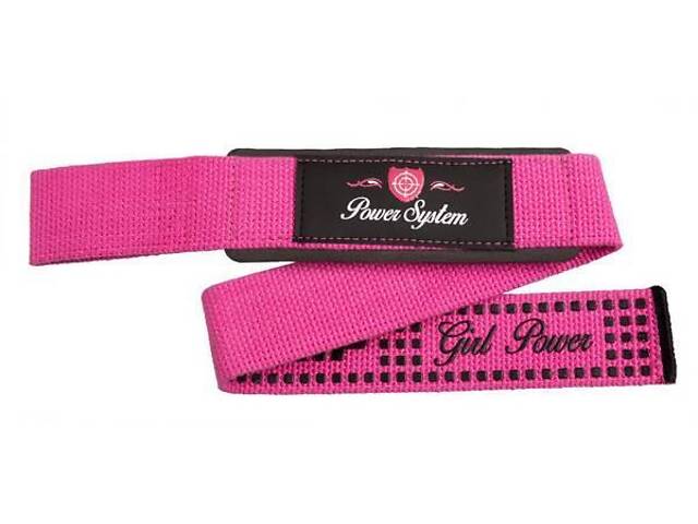 Лямки для тяги Power System PS-3420 G-Power Straps Pink - Фото 5
