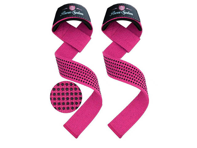Лямки для тяги Power System PS-3420 G-Power Straps Pink - Фото 4