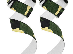 Лямки для тяги RDX W1 Gym Single Strap Camo Green Plus