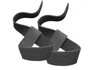Лямки для тяги шкіряні Power System PS-3320 Leather Straps Black