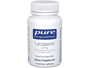 Лікопін Pure Encapsulations Lycopene 20 мг 60 капс
