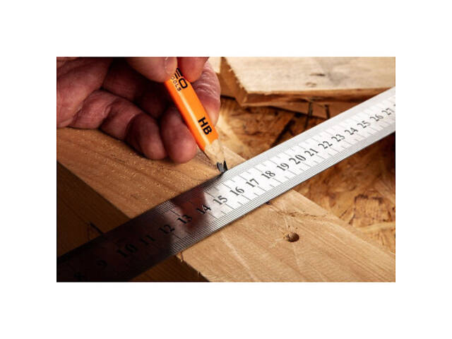 Лінійка будівельна Neo Tools нержавіюча сталь, 750мм (72-217) - Фото 7