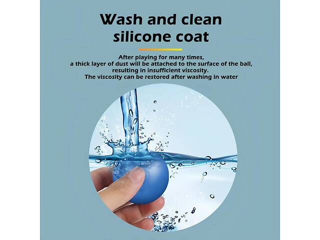 Липкі світні кульки Globbles RESTEQ 4 шт. — антистрес-іграшка, що світиться в темряві та не залишає слідів - Фото 4