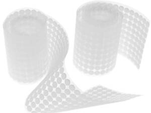 Липучки кухля застібки 1000 шт. самоклейні 10 мм, білі