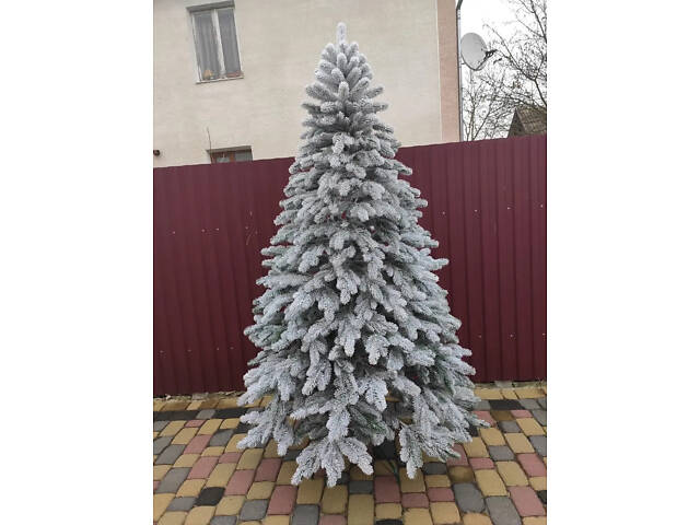 Литая искусственная елка Элитная заснеженная (высота - 3.0 м) - Фото 1