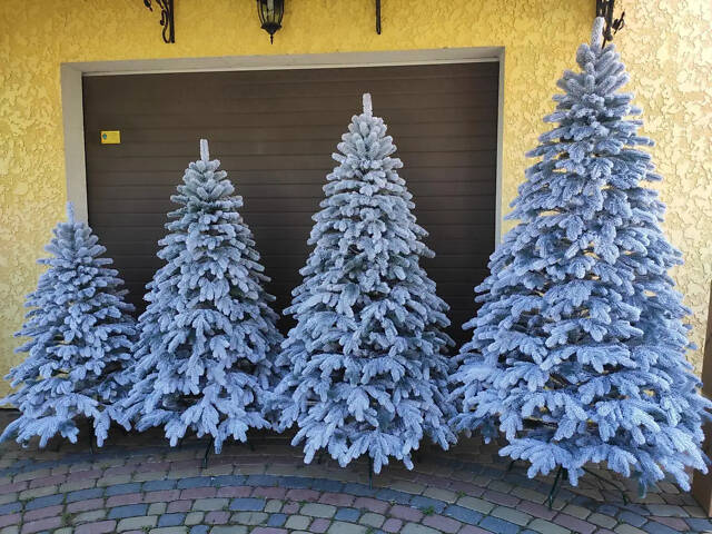 Литая искусственная елка Элитная заснеженная (высота - 3.0 м) - Фото 7