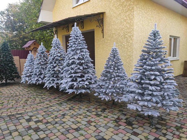 Литая искусственная елка Элитная заснеженная (высота - 3.0 м) - Фото 9