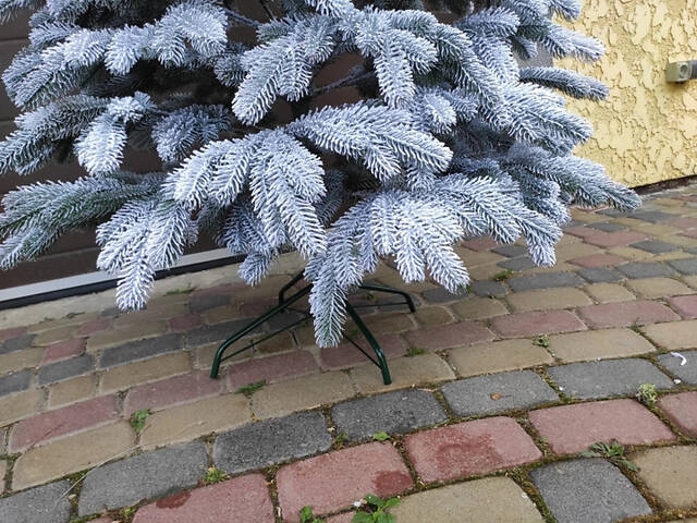 Литая искусственная елка Элитная заснеженная (высота - 3.0 м) - Фото 6