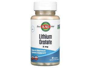 Літій KAL Lithium Orotate 60 капс