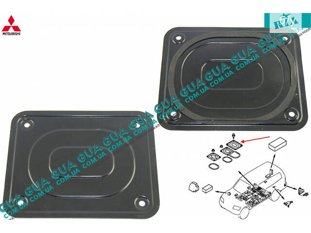 Люк / крышка пола задняя MR440706 Mitsubishi / МИТСУБИСИ PAJERO III 2000-2006 / ПАДЖЕРО 3 00-06, Mitsubishi / МИТСУБИСИ