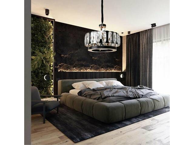 Люстра хрустальная Sirius 19801-6 на 6 лампочек - Фото 1