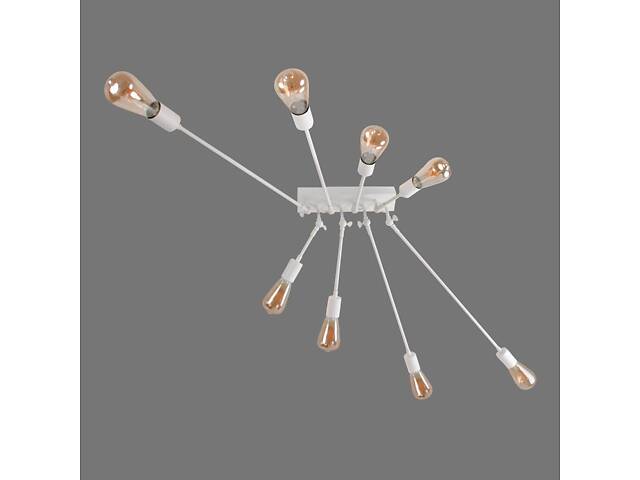 Люстра металева виробництво Sirius PR 1062/8 (білий) - Фото 1