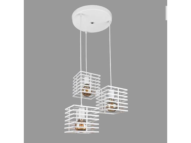 Люстра на три кубика Lightled 56-PR104F-3 WH 300 - Фото 1