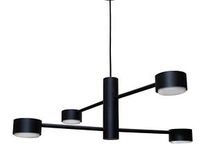 Люстра підвісна MSK Electric Copter GX53 Чорний NL 8043-4 BK