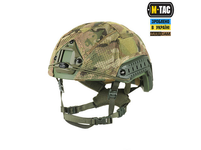 M-TAC КАВЕР НА ШЛЕМ С ОТВЕРОМ ПОД SHROUD MULTICAM - Фото 1