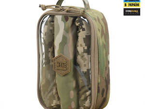 M-TAC ОРГАНИЗЕР УТИЛИТАРНЫЙ ПРОЗРАЧНЫЙ ELITE SMALL GEN.II MULTICAM