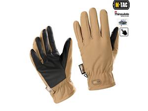 M-TAC РУКАВИЧКИ SOFT SHELL THINSULATE COYOTE BROWN