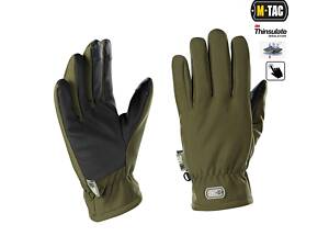 M-TAC РУКАВИЧКИ SOFT SHELL THINSULATE OLIVE