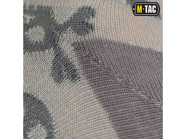 M-TAC ШКАРПЕТКИ ЛЕГКІ MK.3 PIRATE SKULL LIGHT GREY - Фото 7