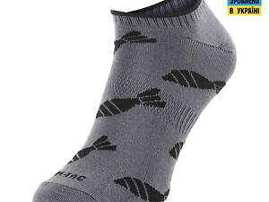 M-TAC ШКАРПЕТКИ ЛІТНІ ЛЕГКІ MORTAR BOMBS DARK GREY