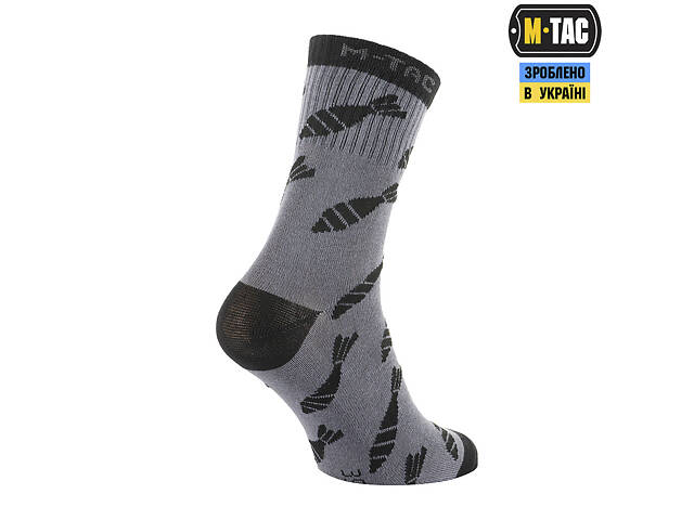 M-TAC НОСКИ ЛЕГКИЕ MK.3 MORTAR BOMBS DARK GREY - Фото 2