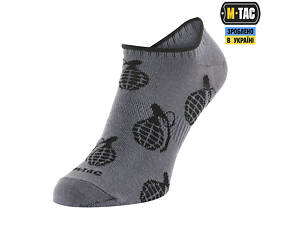 M-TAC НОСКИ ЛЕТНИЕ ЛЕГКИЕ GRENADES DARK GREY