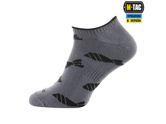 M-TAC НОСКИ ЛЕТНИЕ ЛЕГКИЕ MORTAR BOMBS DARK GREY - Фото 2