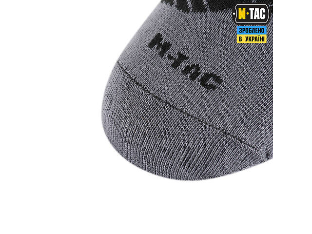 M-TAC НОСКИ ЛЕТНИЕ ЛЕГКИЕ MORTAR BOMBS DARK GREY - Фото 5