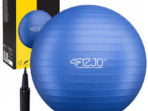 М'яч для фітнесу (фітбол) 4FIZJO 55 см Anti-Burst Blue (P-5905973404723)
