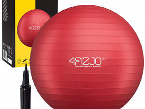 М'яч для фітнесу (фітбол) 4FIZJO 75 см Anti-Burst Red (P-5907739316356)