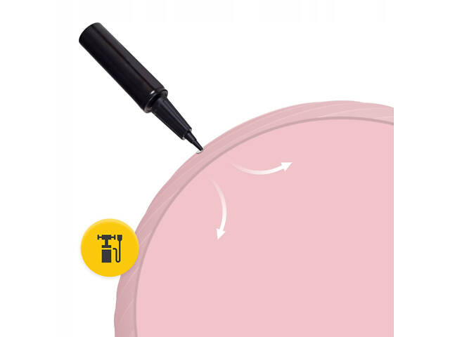 М'яч для фітнесу (фітбол) 4FIZJO 85 см Anti-Burst Pink (P-5907739317421) - Фото 9