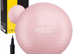 М'яч для фітнесу (фітбол) 4FIZJO 85 см Anti-Burst Pink (P-5907739317421)