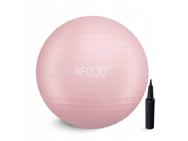 М'яч для фітнесу (фітбол) 4FIZJO 85 см Anti-Burst Pink (P-5907739317421) - Фото 8