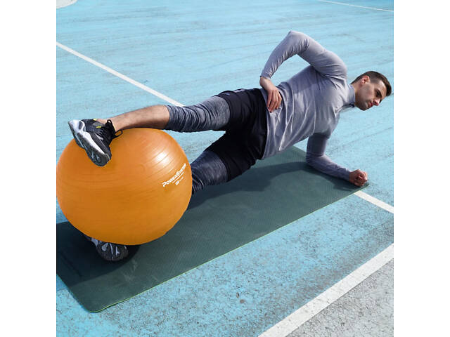 М'яч для фітнесу (фітбол) Power System PS-4012 Ø65 cm PRO Gymball Orange - Фото 10