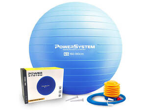 М'яч для фітнесу (фітбол) Power System PS-4012 Ø65 cm PRO Gymball Blue