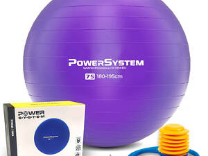 М'яч для фітнесу (фітбол) Power System PS-4013 Ø75 cm PRO Gymball Purple