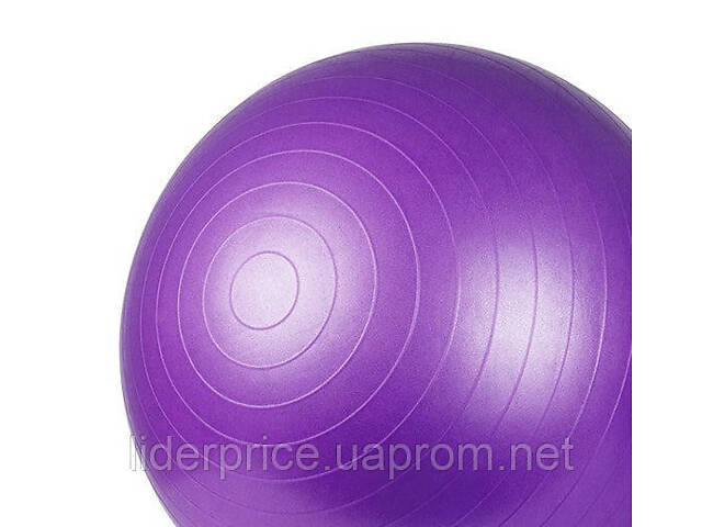 Мяч для фитнеса (фитбол) Power System PS-4011 Ø55 cm PRO Gymball Purple, Оригинал! - Фото 10