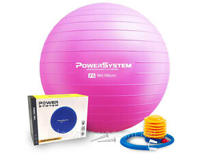 М'яч для фітнесу (фітбол) Power System PS-4013 Ø75 cm PRO Gymball Pink, Оригінал!